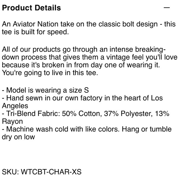 Women's Charcoal Bolt Boyfriend Tee - Picture 7 of 7